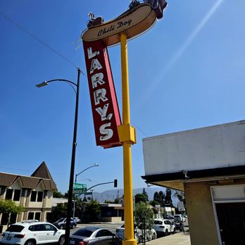 Larry's Chili Dog - Larry's Chili Dog - The Legendary Sign - Hot Dogs Near Me - Burbank, California