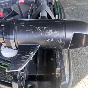 The Original Dent Guys - "Lowrance Ghost lower unit before the Original Dent Guys!" - Body Shops Near Me - Pleasant Hill, California The Original Dent Guys - "Lowrance Ghost lower unit before the Original Dent Guys!" - Body Shops Near Me - Pleasant Hill, California