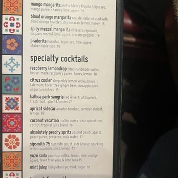 The Prado at Balboa Park - Menu - New American Near Me - San Diego, California
