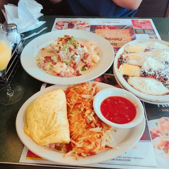 Metro Diner - Shrimp and grits, Western omelet, key lime crepes, AND Mimosa - Breakfast & Brunch Near Me - Madison, Alabama Metro Diner - Shrimp and grits, Western omelet, key lime crepes, AND Mimosa - Breakfast & Brunch Near Me - Madison, Alabama