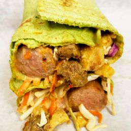 Mushroom and Spinach Wrap