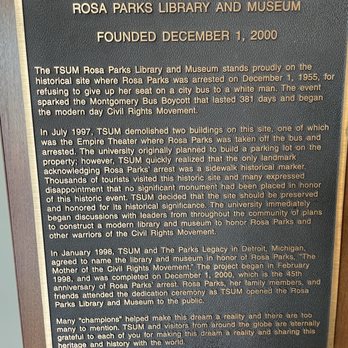 Rosa Parks Library & Museum - Museums Near Me - Montgomery, Alabama Rosa Parks Library & Museum - Museums Near Me - Montgomery, Alabama