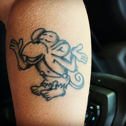 San Diego Tattoo Company - Love my monkey tat!