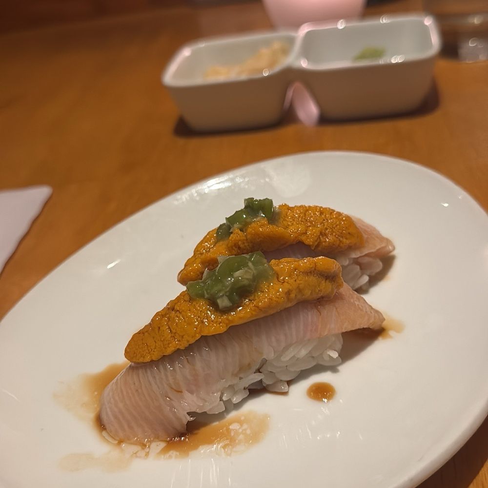Teru Sushi - Special - yellowtail with uni and truffle - Sushi Bars Near Me - Studio City, California Teru Sushi - Special - yellowtail with uni and truffle - Sushi Bars Near Me - Studio City, California