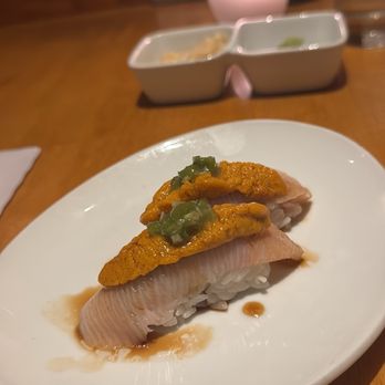 Teru Sushi - Special - yellowtail with uni and truffle - Sushi Bars Near Me - Studio City, California