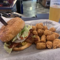 Rainier Eagles - Bacon Burger and Tots!