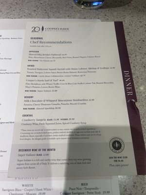 Menu photo 4 Cooper’s Hawk Winery & Restaurant Jacksonville, FL Menu photo 4 Cooper’s Hawk Winery & Restaurant Jacksonville, FL