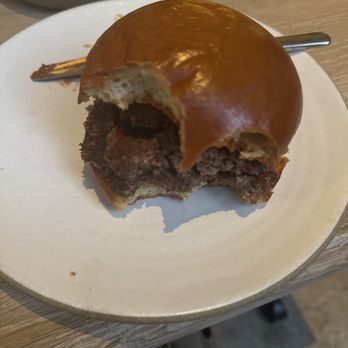 Gair - Gair burger with no toppings - Cocktail Bars Near Me - Brooklyn, New York Gair - Gair burger with no toppings - Cocktail Bars Near Me - Brooklyn, New York