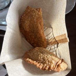 Beef empanadas were good Beef empanadas were good