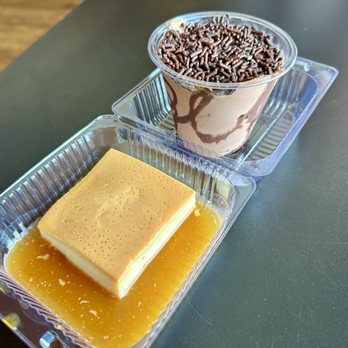 La Braza International Restaurant - Flan & Chocolate Mousse @ColumbusFoodDude - Latin American Near Me - Columbus, Ohio La Braza International Restaurant - Flan & Chocolate Mousse @ColumbusFoodDude - Latin American Near Me - Columbus, Ohio