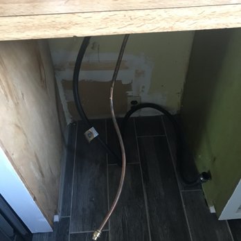 JTG Contracting - Not enough space for a standard size dishwasher. Need 1/2 inch more and now tile needs to be broken - General Contractors Near Me
