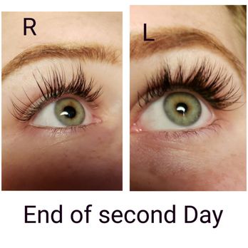 Lash Haus - Update to my review: compasion of my right and left lashes after 2 days... really disappointed - Eyelash Service Near Me - Los Angeles, California Lash Haus - Update to my review: compasion of my right and left lashes after 2 days... really disappointed - Eyelash Service Near Me - Los Angeles, California