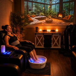 Renew U Wellness Center - Ionic Foot detox done in our relaxation lounge