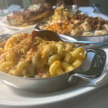 Ray's On the River - Lobster Mac and a sweet potato soufflé - Seafood Near Me - Sandy Springs, Georgia Ray's On the River - Lobster Mac and a sweet potato soufflé - Seafood Near Me - Sandy Springs, Georgia