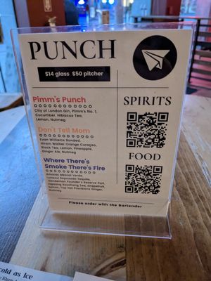 Menu photo 3 Paper Plane San Jose, CA