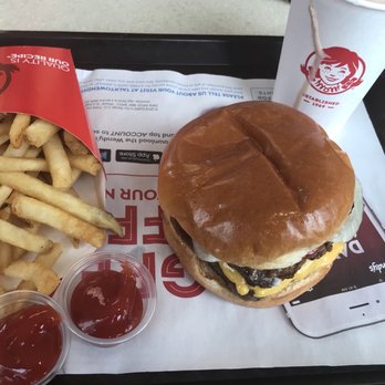 Wendy's - Double Cheeseburger Combo and a small frosty. - Burgers Near Me - Liberty Twp, Ohio Wendy's - Double Cheeseburger Combo and a small frosty. - Burgers Near Me - Liberty Twp, Ohio