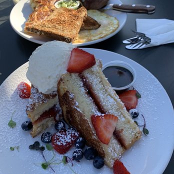 Poached Kitchen - Steak & Eggs and PBJ cake without peanut butter - Breakfast & Brunch Near Me - Irvine, California