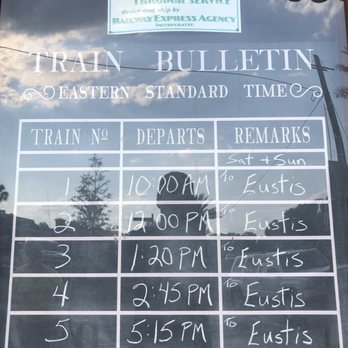 O'Keefes Irish Pub & Restaurant - Tavares train schedule as of May 2019... hop on before or after lunch at O'Keefe's! - Irish Pub Near Me - Tavares, Florida O'Keefes Irish Pub & Restaurant - Tavares train schedule as of May 2019... hop on before or after lunch at O'Keefe's! - Irish Pub Near Me - Tavares, Florida