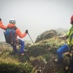 Stratiform Mountain Guides - Hiking through beautiful tundra. We offer great instruction and mentorship in navigation in the mountains.