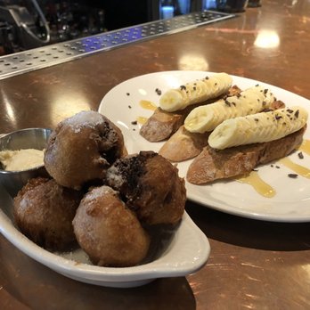 The General Public - Crab Hushpuppies ... Peanut Butter and Banana - New American Near Me - Houston, Texas The General Public - Crab Hushpuppies ... Peanut Butter and Banana - New American Near Me - Houston, Texas