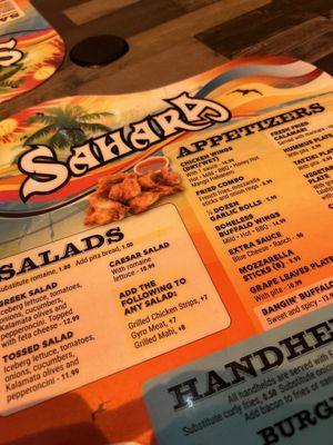 Menu photo 1 Sahara International Hollywood, FL Menu photo 1 Sahara International Hollywood, FL