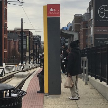 DC Streetcar - The H & Union Station Stop - Eastbound. - Public Transportation Near Me