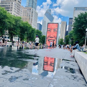 Crown Fountain - Public Art Near Me - Chicago, Illinois Crown Fountain - Public Art Near Me - Chicago, Illinois
