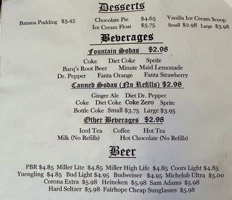 Menu photo 2 Dew Drop Inn Mobile, AL