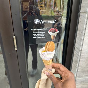 Amorino Gelato - Blueberry cheesecake gelato - Gelato Near Me - Houston, Texas Amorino Gelato - Blueberry cheesecake gelato - Gelato Near Me - Houston, Texas