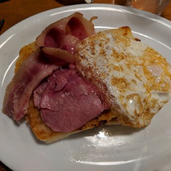 Maggie Mays - Filled soda with bacon and a fried egg - Coffee & Tea Near Me - Belfast, BFS