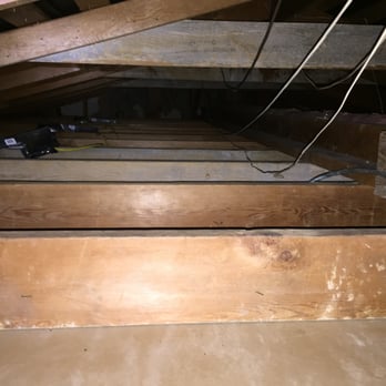 Attic Masters  - Sample shot of cleaned, sealed, and decontaminated attic. - Insulation Installation Near Me