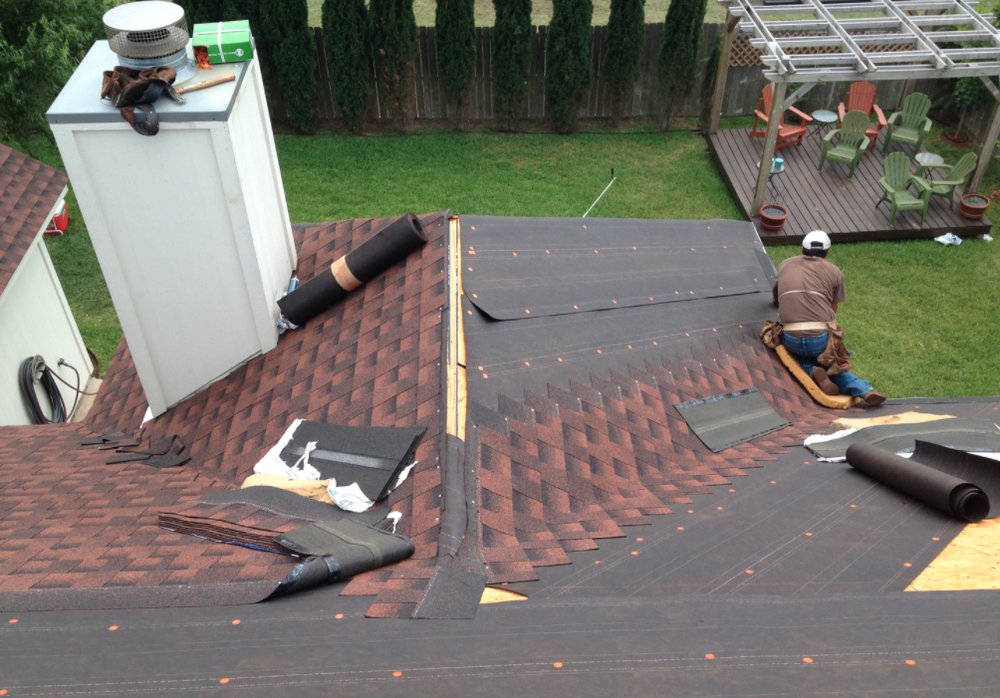 Slide of Roof 1 Construction