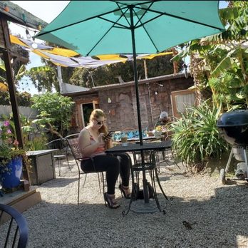 Rock Espresso Bar - Back patio - Coffee & Tea Near Me - Morro Bay, California Rock Espresso Bar - Back patio - Coffee & Tea Near Me - Morro Bay, California