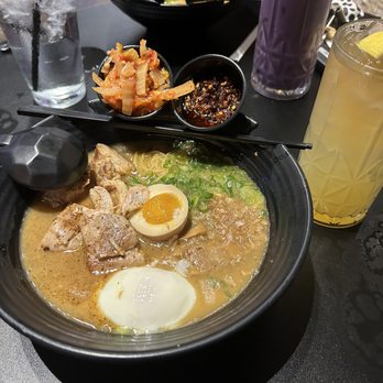 Union Ramen - Chicken ramen with seasoned egg and soft boil egg. Added kimichi and chili - Ramen Near Me - New Orleans, Louisiana