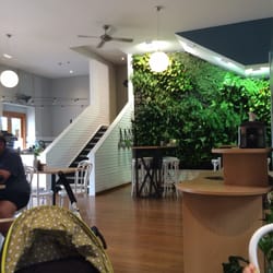 Coffee Post - Green wall