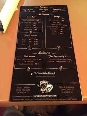 Menu photo 5 L'Atelier du Burger Toulouse, 31 Menu photo 5 L'Atelier du Burger Toulouse, 31