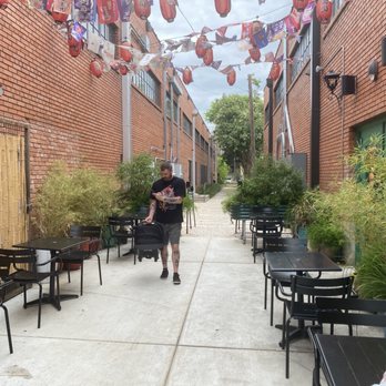 Hot Joy - Alley outside front door - Asian Fusion Near Me - San Antonio, Texas