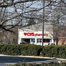 a view of a cvs pharmacy from across the street