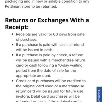 PetSmart - Return policy - Pet Stores Near Me - Campbell, California