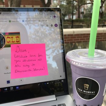 Tea Moment - Medium taro milk tea with boba - Bubble Tea Near Me - Gainesville, Florida Tea Moment - Medium taro milk tea with boba - Bubble Tea Near Me - Gainesville, Florida