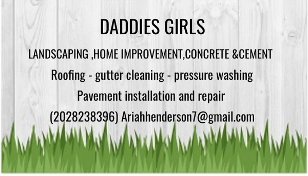 Daddies Girls Landscaping & Home Improvement