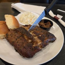 Miller’s on Broadnax - Three Bone Rib Plate Special with Coleslaw