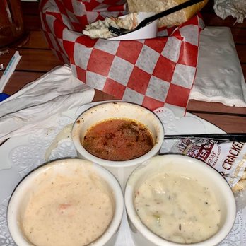 Inlet Cafe - soup sampler (all excellent) - Seafood Near Me - Highlands, New Jersey Inlet Cafe - soup sampler (all excellent) - Seafood Near Me - Highlands, New Jersey