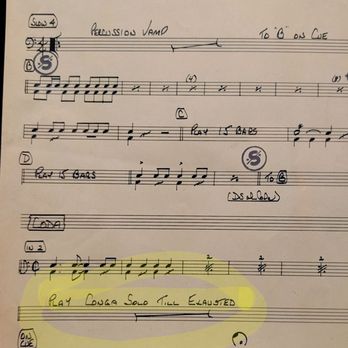 National Comedy Center - Sheet music from Ricky Ricardo "Babalu". Check out the highlighted note: "play conga solo until exhausted". - Community Service/Non-Profit Near Me - Jamestown, New York National Comedy Center - Sheet music from Ricky Ricardo "Babalu". Check out the highlighted note: "play conga solo until exhausted". - Community Service/Non-Profit Near Me - Jamestown, New York