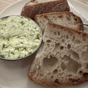 Cured Fish Bar - Wingen Bread with herb butter - Japanese Near Me - Livermore, California Cured Fish Bar - Wingen Bread with herb butter - Japanese Near Me - Livermore, California