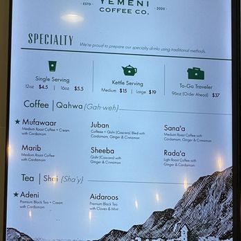 Qamaria Yemeni Coffee - Coffee & Tea Near Me - Plano, Texas