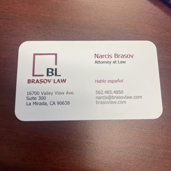 Brasov Law - Provided his business card - Wills, Trusts, & Probates Near Me - La Mirada, California Brasov Law - Provided his business card - Wills, Trusts, & Probates Near Me - La Mirada, California