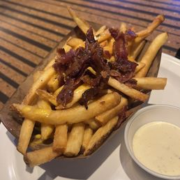 Bacon cheese fries Bacon cheese fries