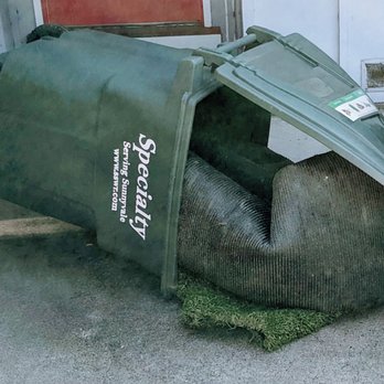 A Affordable Handyman - Before. That turf is heavy! - Handyman Near Me