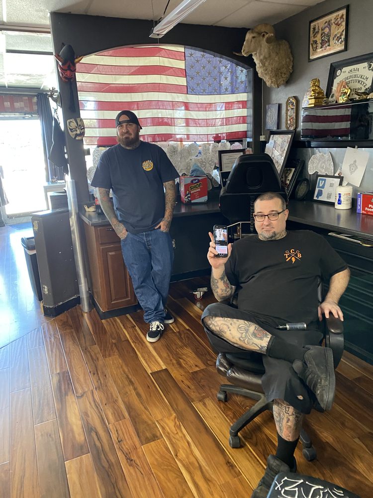 Closed Casket Tattoo Parlor Photos